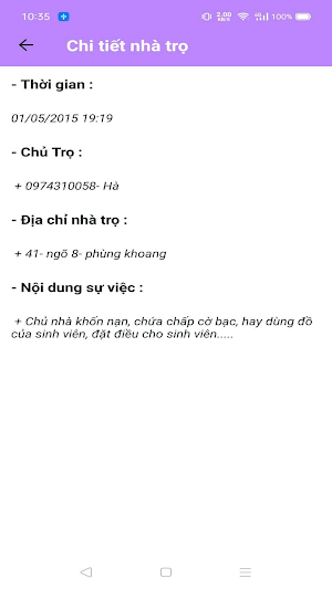 Bóc phốt nhà trọ Screenshot 2
