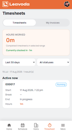 Leavoda TM App Screenshot 2
