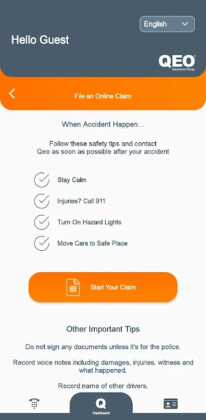 QEO Insurance Screenshot 3