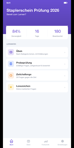 Staplerschein Prüfung 2026 Screenshot 0