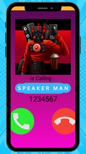 Scary Speaker Man Fake Call Screenshot 1