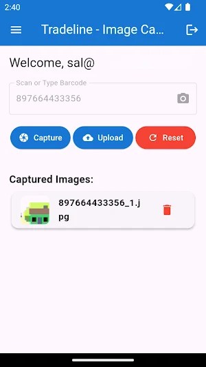 Tradeline Capture Screenshot 1