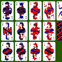 Sevens 7 Dominos Card Fan Tan