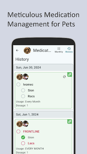 Pet Calendar /Multi-Pet Health Screenshot 3