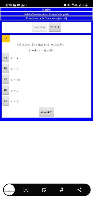 Actividades de Álgebra Screenshot 3