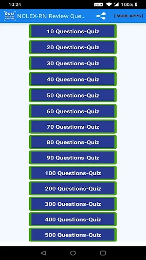 NCLEX-RN Review Questions Screenshot 0