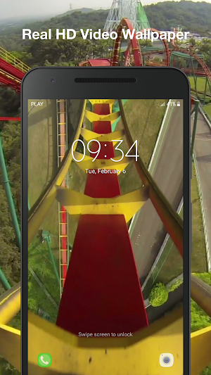 Roller Coaster Live Wallpaper Screenshot 2