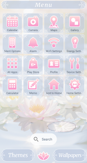 Soothing Water Lilies Theme Screenshot 1