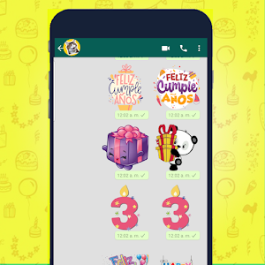 Stickers Feliz Cumpleaños Saludos Feliz Cumple Screenshot 0