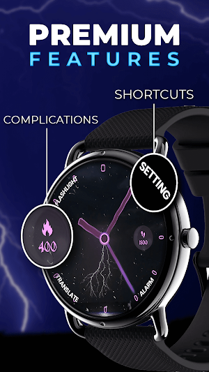 Lightning Storm Live Watchface Screenshot 1