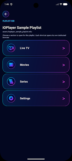 iOPlayer Screenshot 1