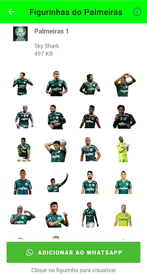 Figurinhas do Palmeiras Screenshot 0