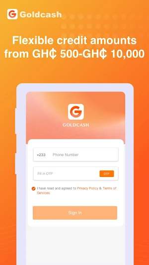 GoldCash-Online Credit Screenshot 0