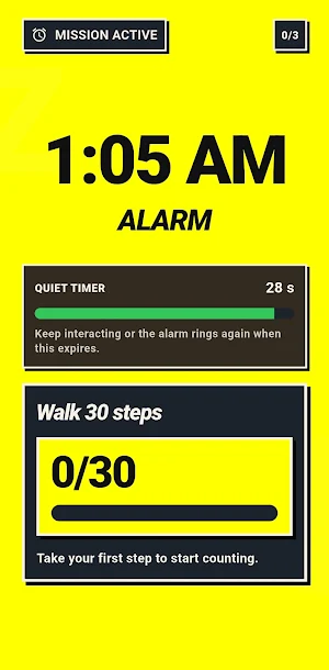 NeoAlarm – Mission Alarm Clock Screenshot 1