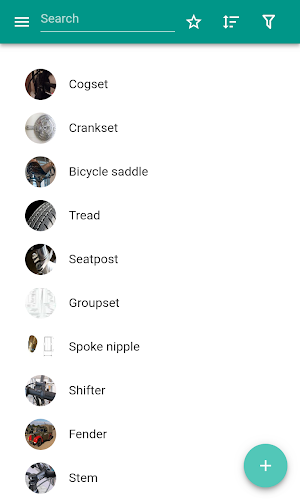 Bicycle parts Screenshot 0