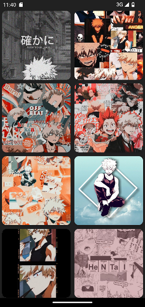 Katsuki Bakugo Hero Wallpaper Screenshot 1