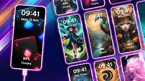 3D Charging Battery Animation Screenshot 0