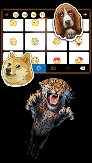 Hunting Leopard Keyboard Background Screenshot 2