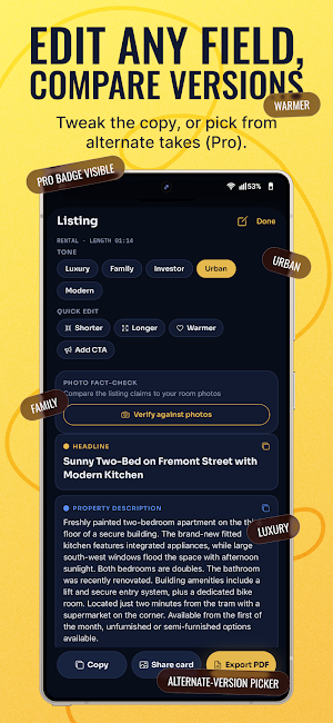 ListingCast: AI Real Estate Screenshot 0