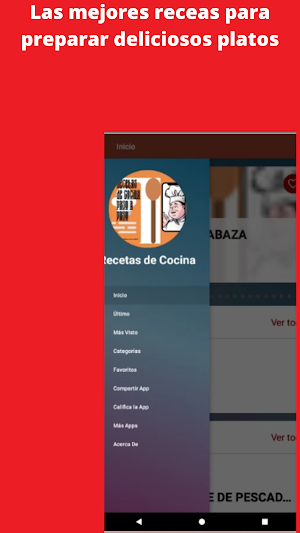 Recetas de Cocina Screenshot 0