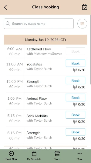 Rebellion Fitness Screenshot 1
