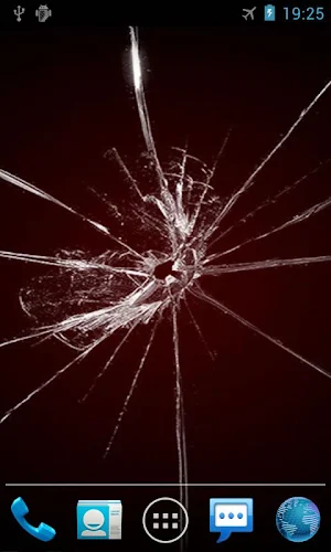 Cracked Screen Live Wallpaper (Simulation) Screenshot 0