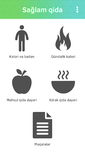 Sağlam qida Screenshot 0