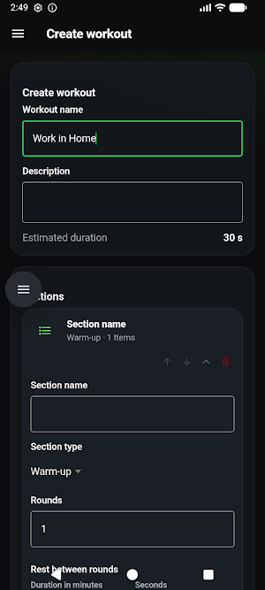 Alarm Fitness: Workout Timer Screenshot 2