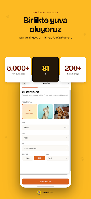 Renkli Pati: Sahiplendirme Screenshot 3