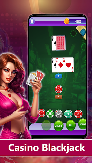 Blackjack: House of Cards Screenshot 0