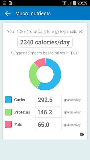 Body Calculator (BMI, TDEE...) Screenshot 1
