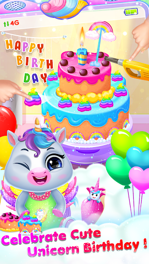 Unicorn Daycare Cute Toy Phone Screenshot 1