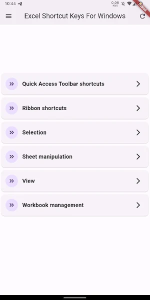 MS excel Shortcut keys Screenshot 3