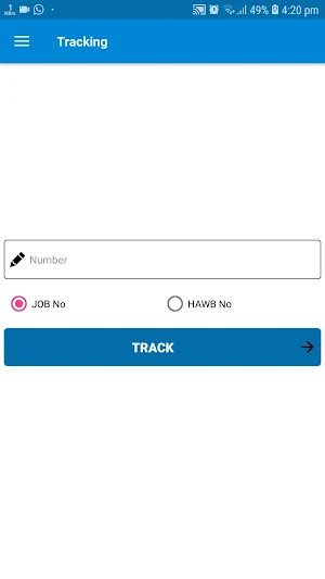 Airwin express tracking Screenshot 1
