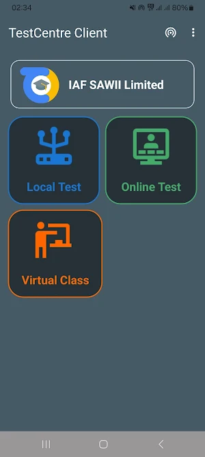 TestCentre Client App Screenshot 0