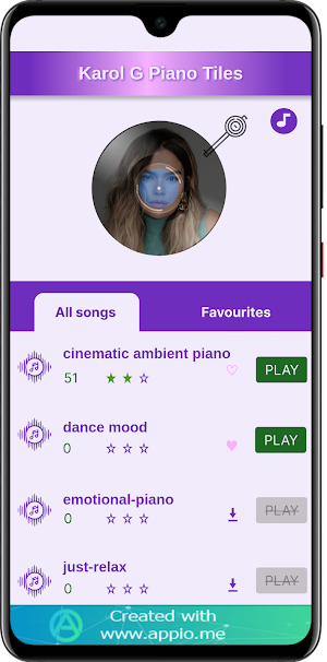 Karol G Piano Tiles Screenshot 2