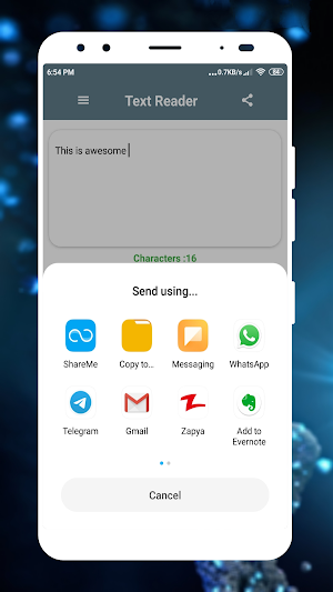 English Text Reader (Text2MP3) Screenshot 1