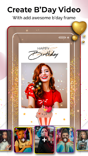 Birthday Video Maker with Song and Name Screenshot 0