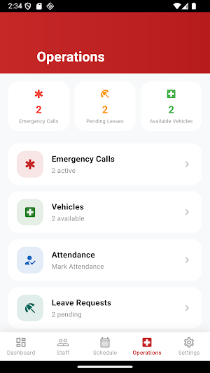 Ambulance Team Control Screenshot 3