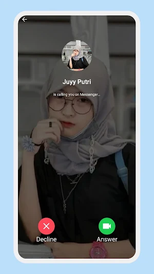 Juyy Putri Call Simulator Screenshot 3