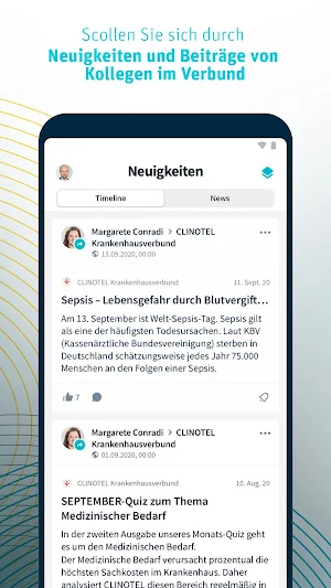 myCLINOTEL Screenshot 2