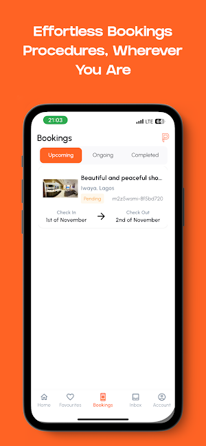 Pavilion Bookings Screenshot 3
