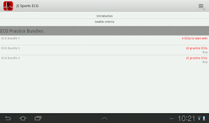 JS SportsECG Screenshot 0
