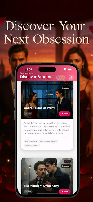 LuxeNovels: Romance Stories Screenshot 0