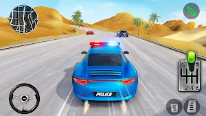 Police Car Traffic Racing Game: New Car Games 2021 Screenshot 0