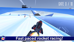 Rocket Ski Racing: Can You Win the Race? Screenshot 0