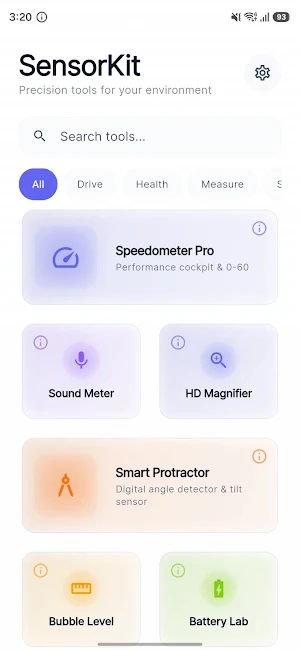 Sensor Toolkit – Smart Tools Screenshot 0