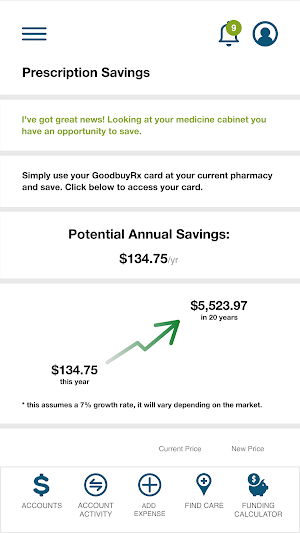 BlueSolutions Spending Screenshot 1