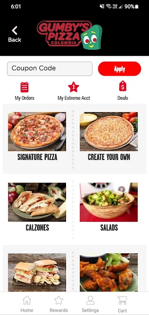 Gumby’s Pizza Columbia Screenshot 1