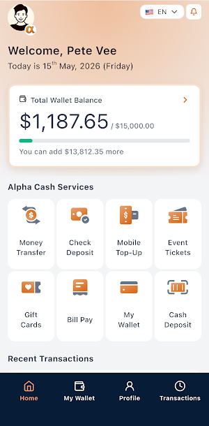 Alpha Cash Screenshot 1